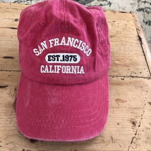 Red San Francisco baseball hat